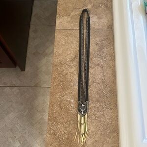 Stella & Dot Long beaded black necklace